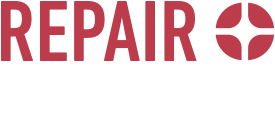 REPAIR for skin care stacked logo